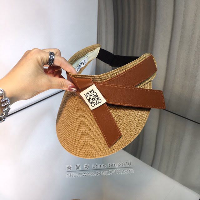 LOEWE新品女士帽子 羅意威可折疊空頂帽  mm1506